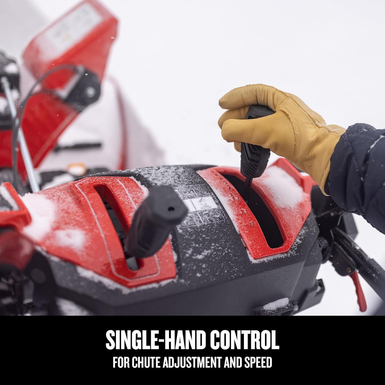 image:imageCRAFTSMAN Performance 26 TwoStage Self Propelled Snow Thrower with PushButton Start Gas Powered 243cc Engine 31AM7C3FB93
