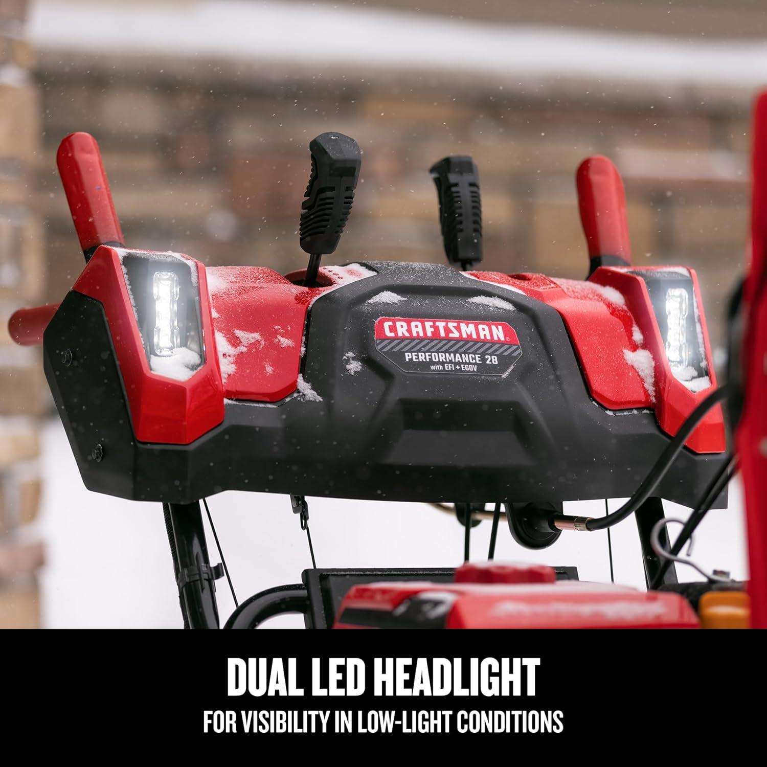 image:imageCRAFTSMAN Performance 28 EFI TwoStage Snow Blower 31AH5G3GB93