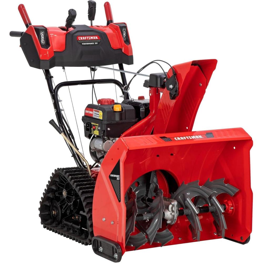 image:imageCRAFTSMAN Performance 26 TwoStage Self Propelled Snow Thrower with PushButton Start Gas Powered 243cc Engine 31AM7C3FB93