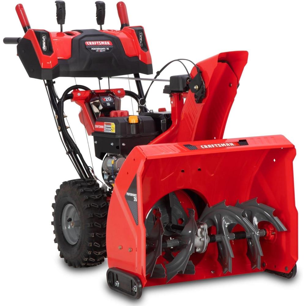 image:imageCRAFTSMAN Performance 26 V20 TwoStage Self Propelled Snow Blower with PushButton Start Battery Powered 243cc Engine 31AN5C4FB93
