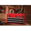 CRAFTSMAN Tool Chest, 3-Drawer, Portable, with Wrench Organizer, Stainless Steel, Capacity Holds Up To 25-lb In Each Drawer (CMST53005RB)