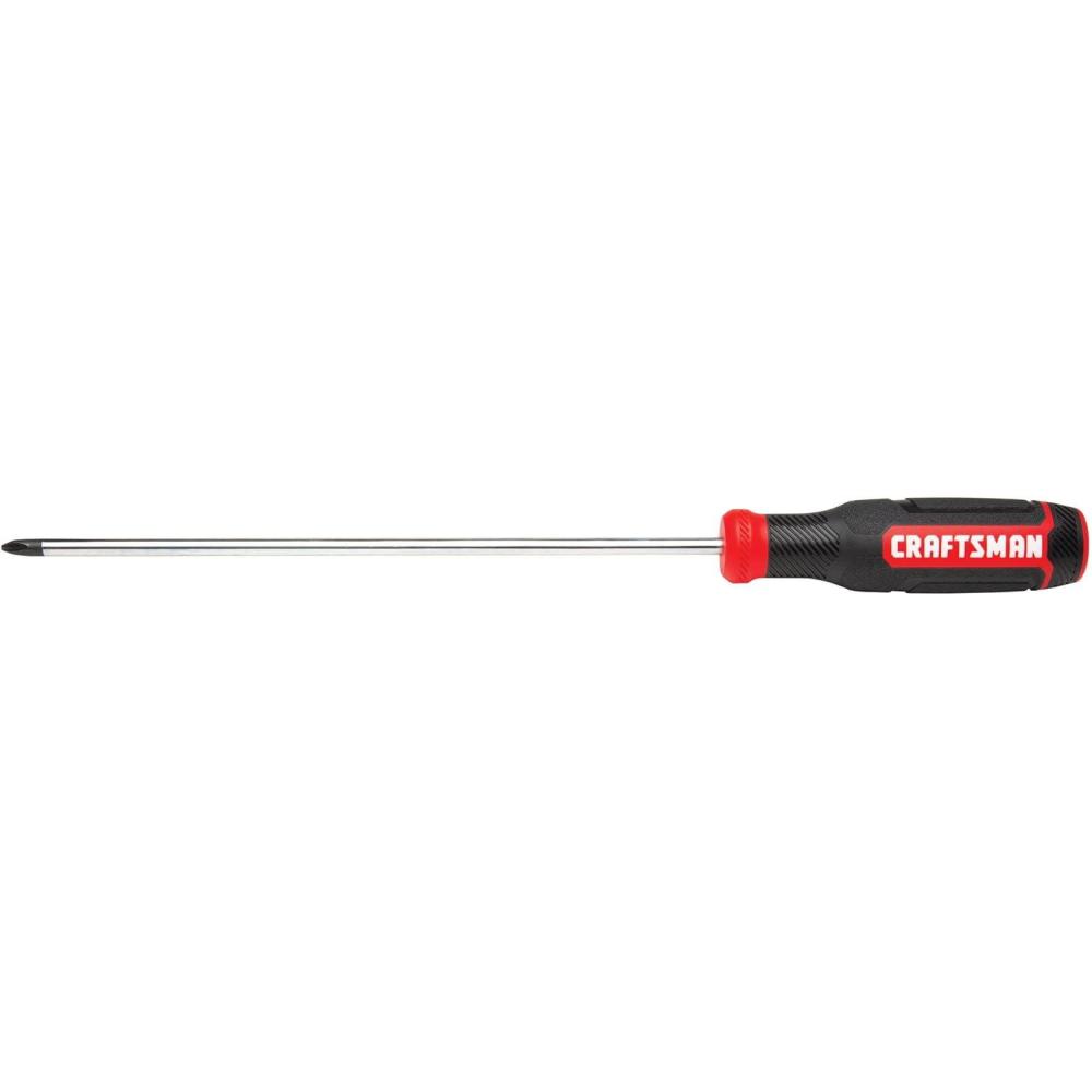 image:imageCRAFTSMAN Screwdriver PH2 x 10 in Extended Reach Phillips Head Strong Grip Handle CMHT65153NEW Phillips Screwdriver  10 Inch