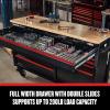 CRAFTSMAN V-Series 63 in. Garage Storage Mobile Workstation with 11 Drawers (CMSTVS6311BK)