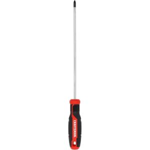 CRAFTSMAN Screwdriver PH2 x 10 in. Extended Reach Phillips Head, Strong Grip Handle (CMHT65153)(New Version)