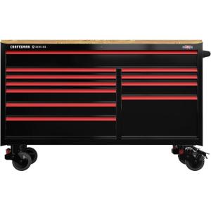 CRAFTSMAN V-Series 63 in. Garage Storage Mobile Workstation with 11 Drawers (CMSTVS6311BK)