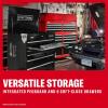 CRAFTSMAN Tool Chest with Wheels, Full Bank Utility Cart, Six Soft-Close Drawers, Power Outlets, Side Tray, Storage Cart, Heavy Duty Casters, 37 x 21 x 41 Inch, Black (CMSTUC06BK)