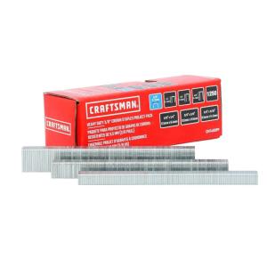 CRAFTSMAN 3/8 in. Crown Staples Project Pack, 1250 pc. (CM7469PP)